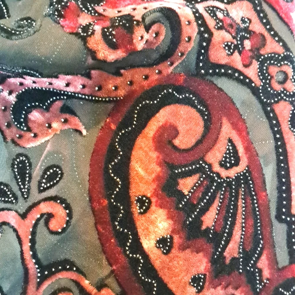Silk scarf. Burnout